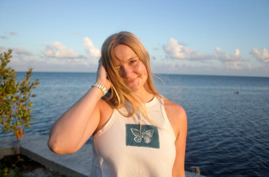 Butterfly crop tank MD