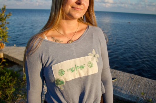 Floral flying fish long sleeve SM